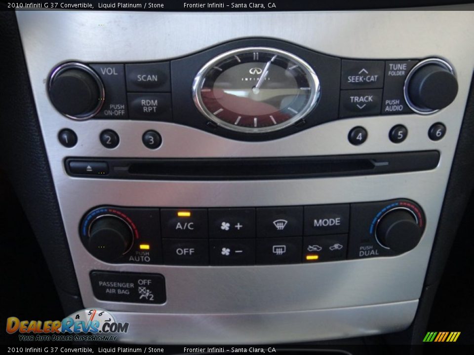 2010 Infiniti G 37 Convertible Liquid Platinum / Stone Photo #11