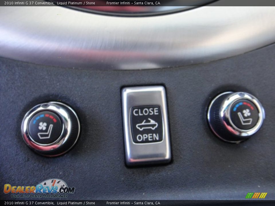 2010 Infiniti G 37 Convertible Liquid Platinum / Stone Photo #12