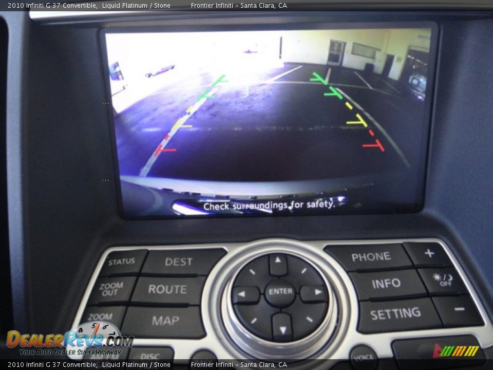 2010 Infiniti G 37 Convertible Liquid Platinum / Stone Photo #13