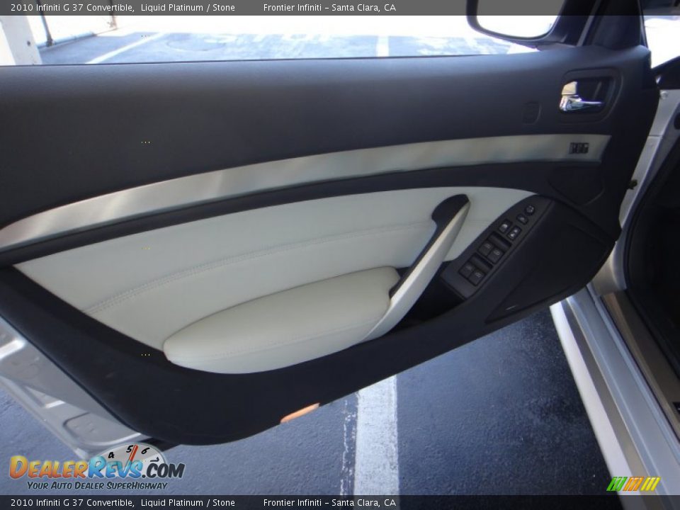 2010 Infiniti G 37 Convertible Liquid Platinum / Stone Photo #18