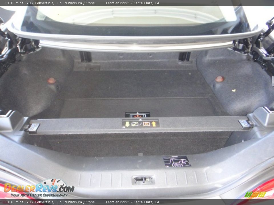 2010 Infiniti G 37 Convertible Liquid Platinum / Stone Photo #19