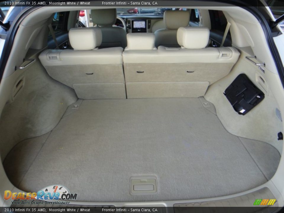2010 Infiniti FX 35 AWD Moonlight White / Wheat Photo #19