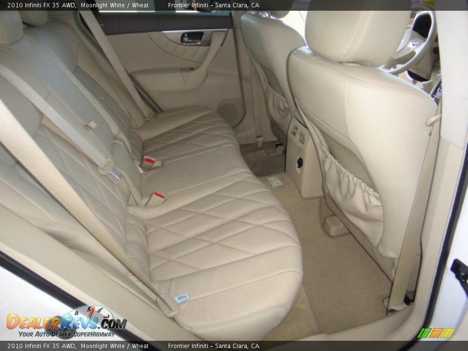 2010 Infiniti FX 35 AWD Moonlight White / Wheat Photo #20