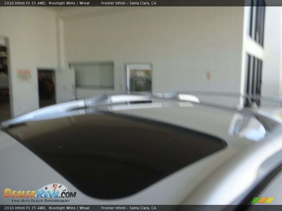 2010 Infiniti FX 35 AWD Moonlight White / Wheat Photo #29