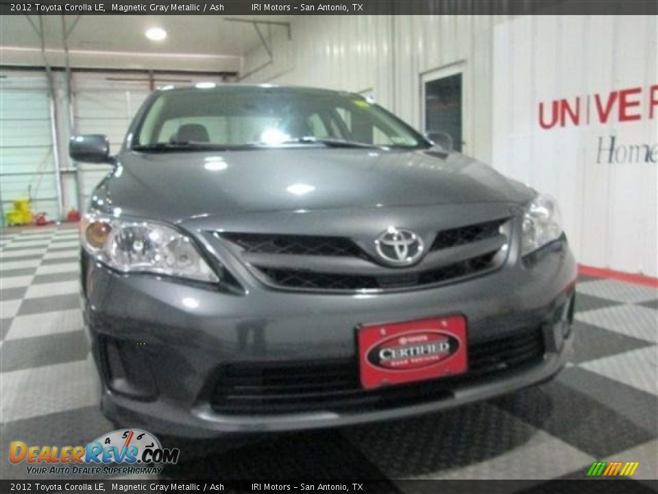 2012 Toyota Corolla LE Magnetic Gray Metallic / Ash Photo #2