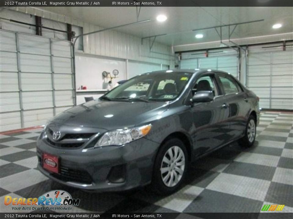 2012 Toyota Corolla LE Magnetic Gray Metallic / Ash Photo #3
