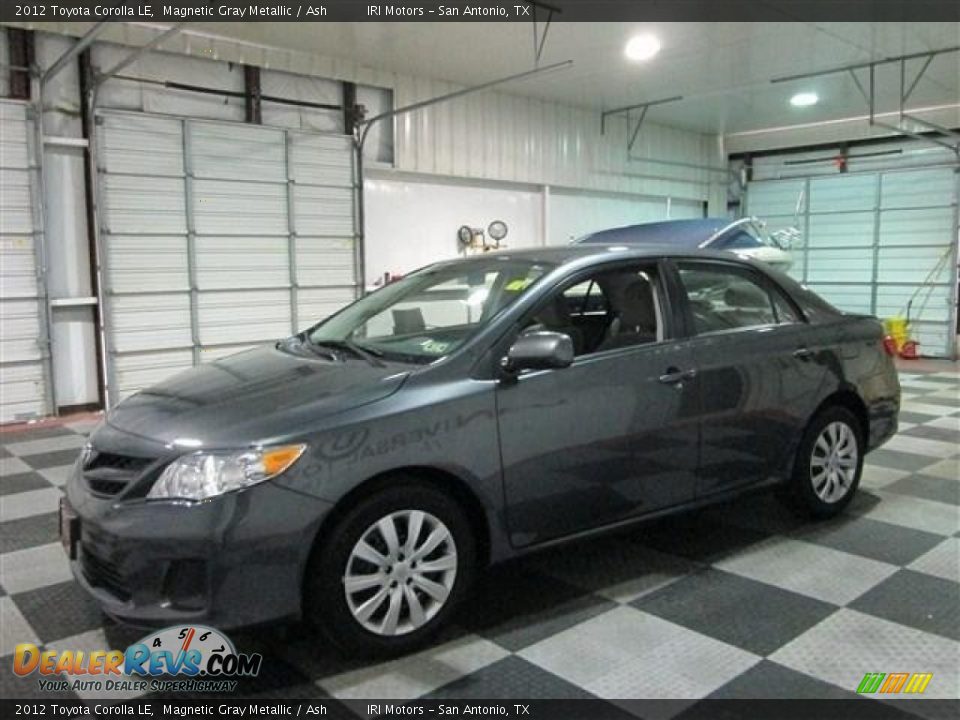 2012 Toyota Corolla LE Magnetic Gray Metallic / Ash Photo #4