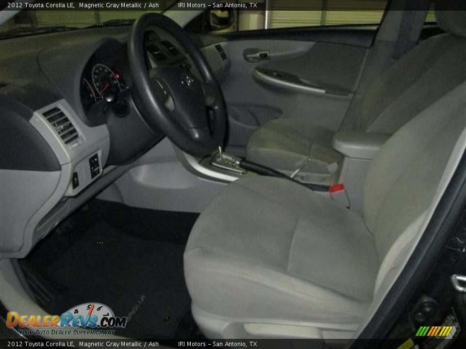 2012 Toyota Corolla LE Magnetic Gray Metallic / Ash Photo #10