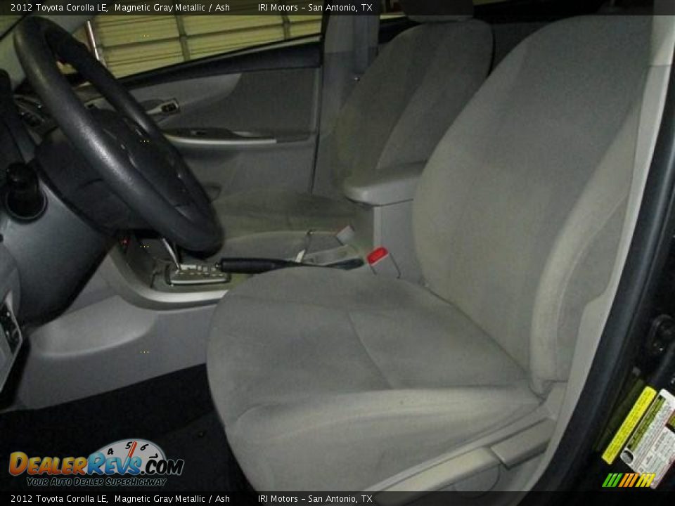 2012 Toyota Corolla LE Magnetic Gray Metallic / Ash Photo #11