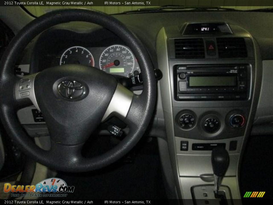 2012 Toyota Corolla LE Magnetic Gray Metallic / Ash Photo #13