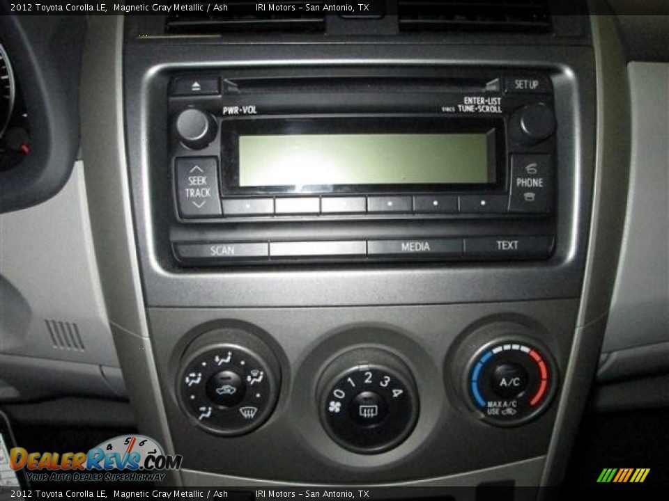 2012 Toyota Corolla LE Magnetic Gray Metallic / Ash Photo #14
