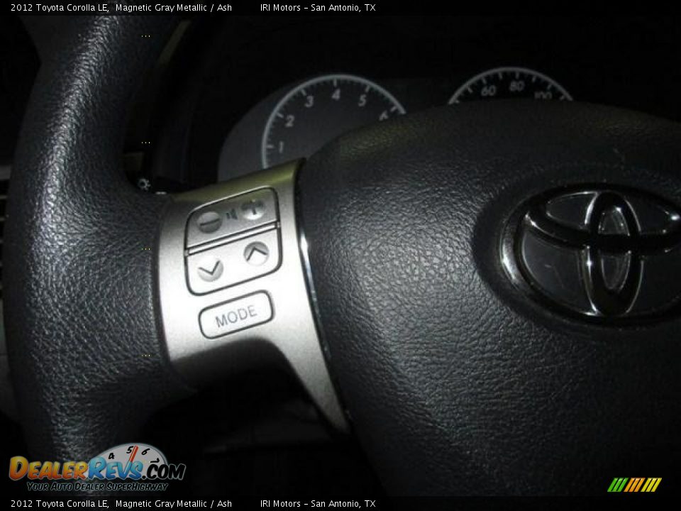 2012 Toyota Corolla LE Magnetic Gray Metallic / Ash Photo #15