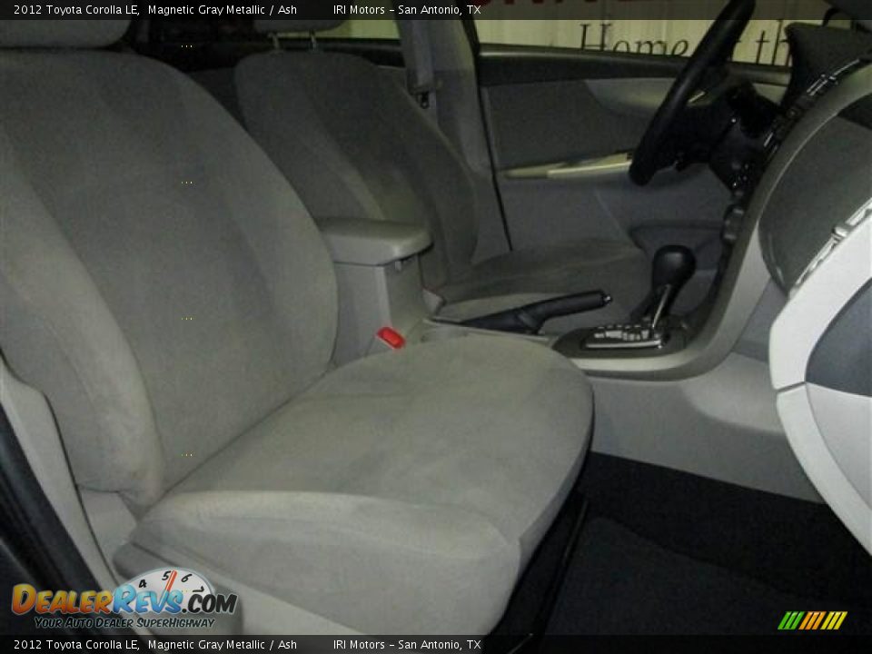 2012 Toyota Corolla LE Magnetic Gray Metallic / Ash Photo #18