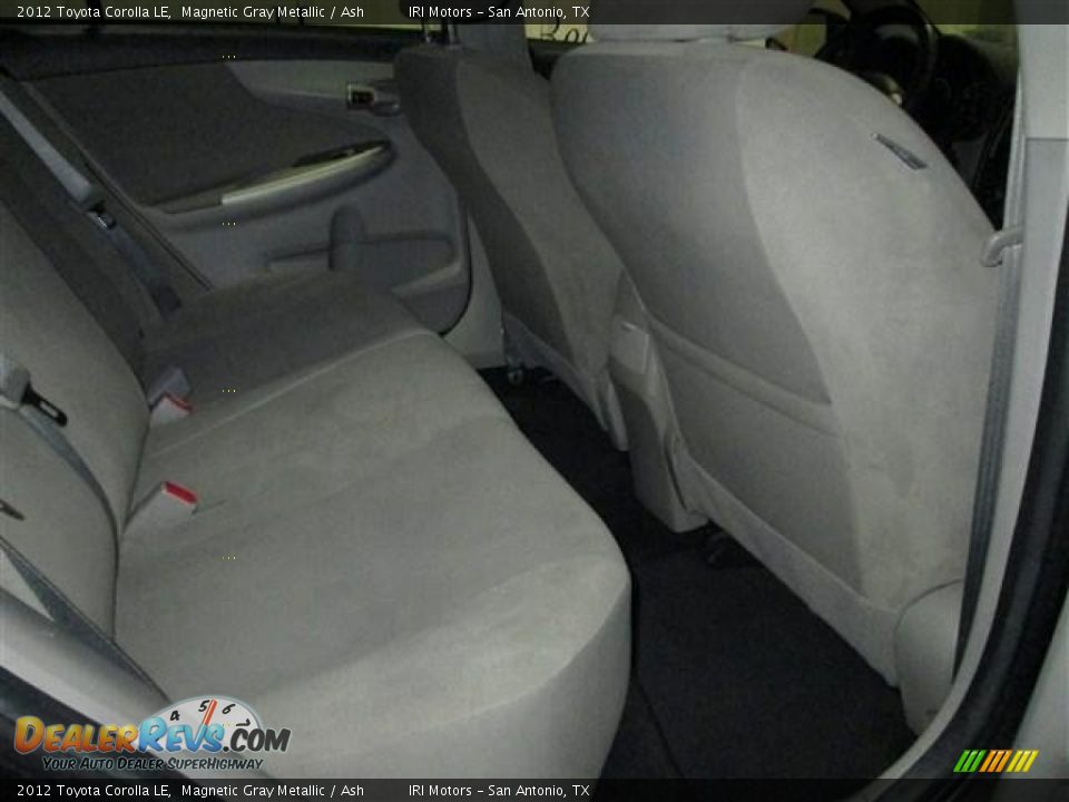 2012 Toyota Corolla LE Magnetic Gray Metallic / Ash Photo #19
