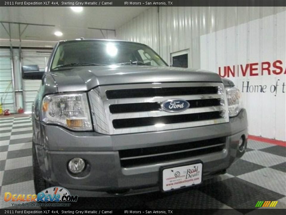 2011 Ford Expedition XLT 4x4 Sterling Grey Metallic / Camel Photo #2