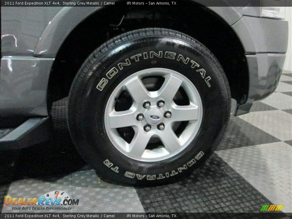 2011 Ford Expedition XLT 4x4 Sterling Grey Metallic / Camel Photo #8