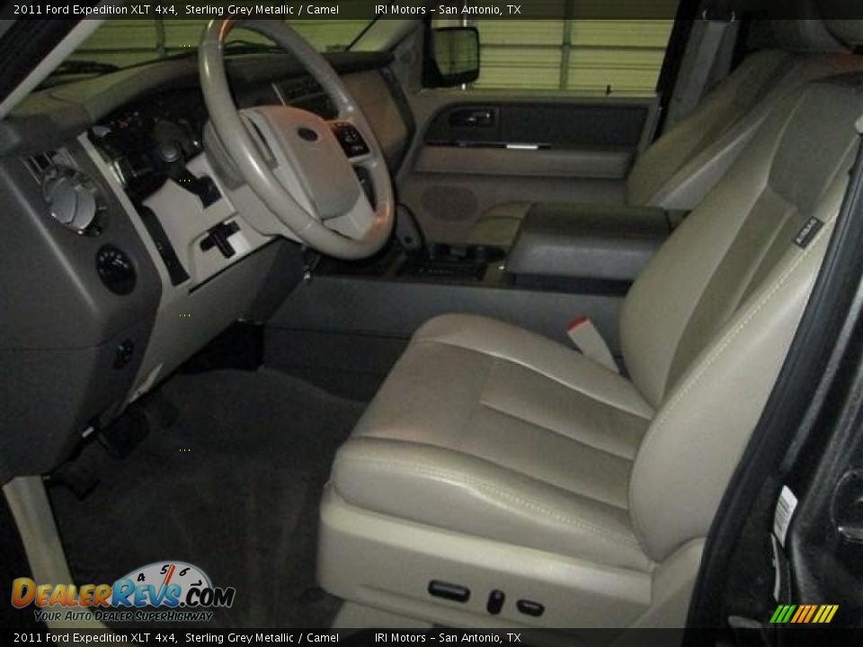 2011 Ford Expedition XLT 4x4 Sterling Grey Metallic / Camel Photo #10