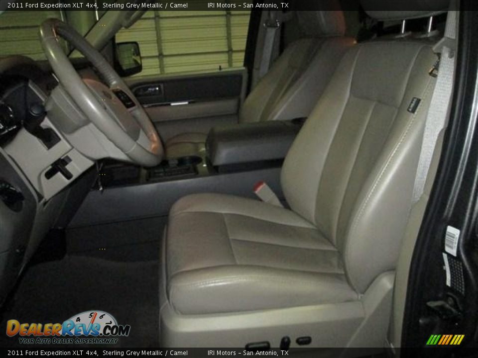 2011 Ford Expedition XLT 4x4 Sterling Grey Metallic / Camel Photo #11