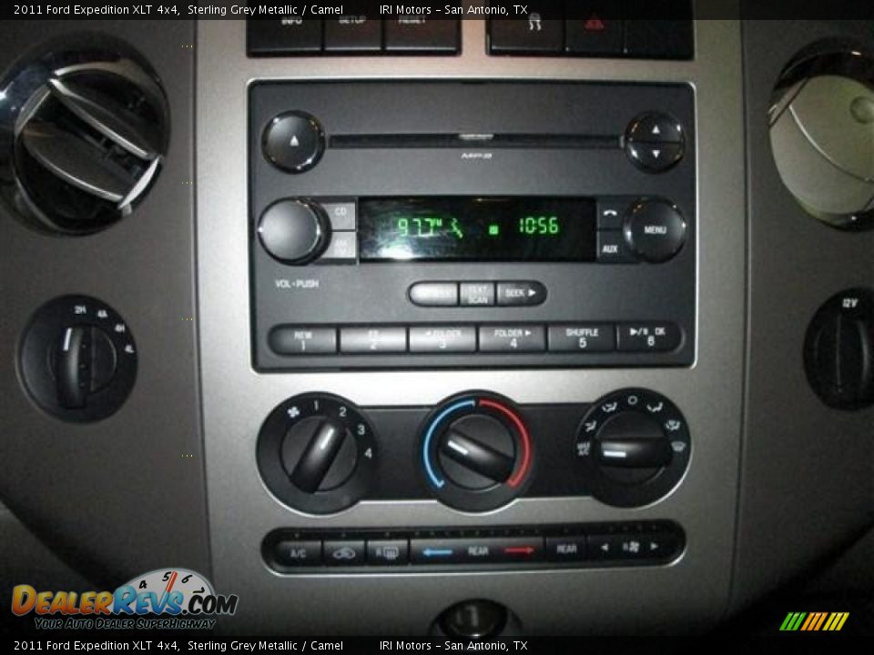2011 Ford Expedition XLT 4x4 Sterling Grey Metallic / Camel Photo #14