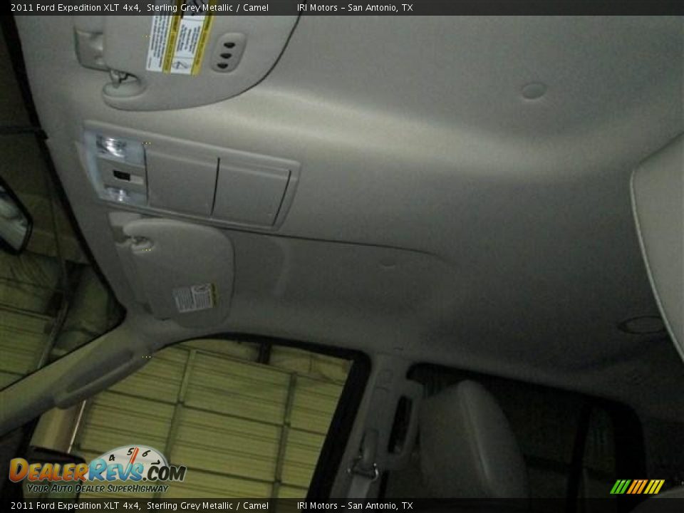 2011 Ford Expedition XLT 4x4 Sterling Grey Metallic / Camel Photo #16