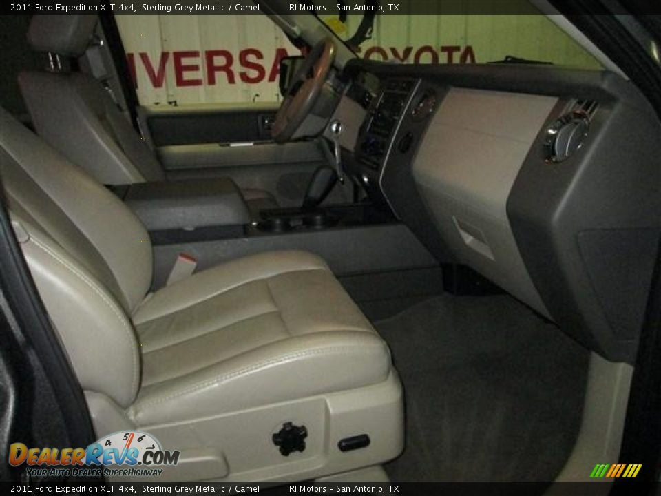2011 Ford Expedition XLT 4x4 Sterling Grey Metallic / Camel Photo #17