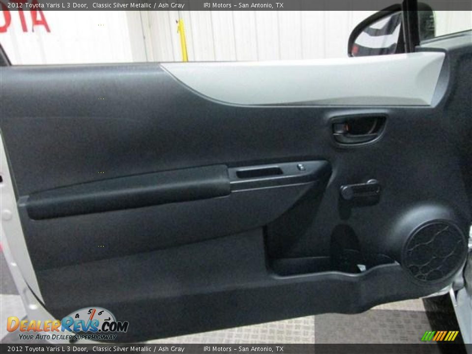 2012 Toyota Yaris L 3 Door Classic Silver Metallic / Ash Gray Photo #9