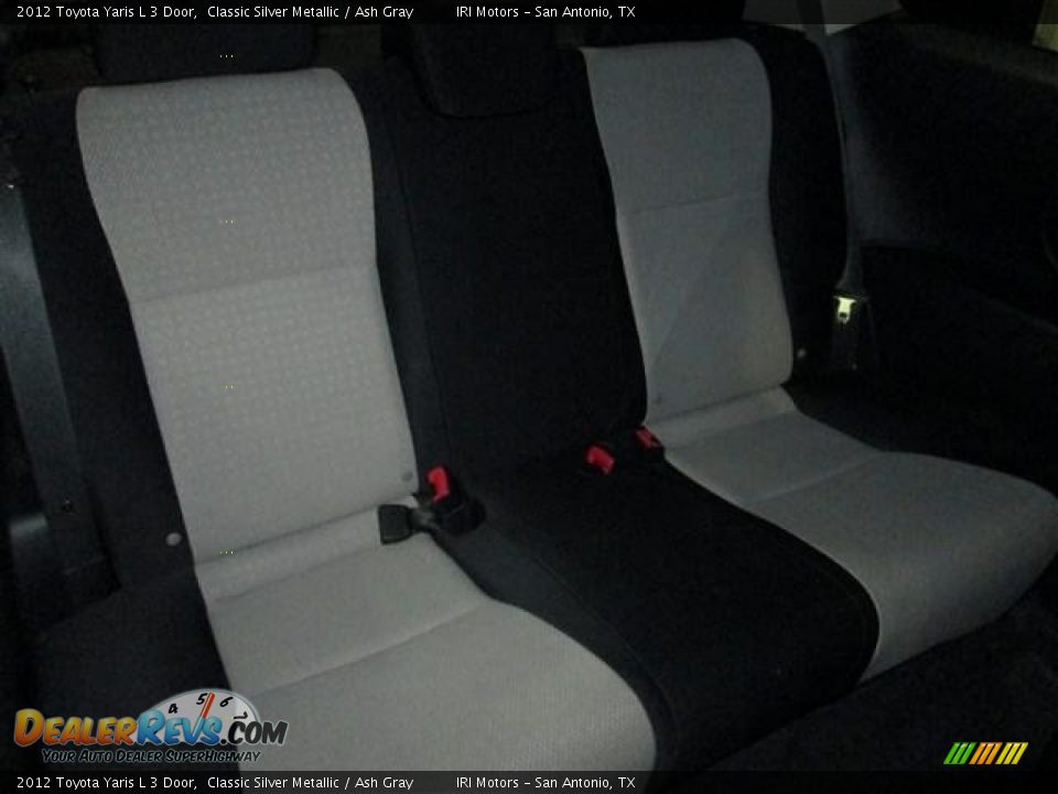 2012 Toyota Yaris L 3 Door Classic Silver Metallic / Ash Gray Photo #18