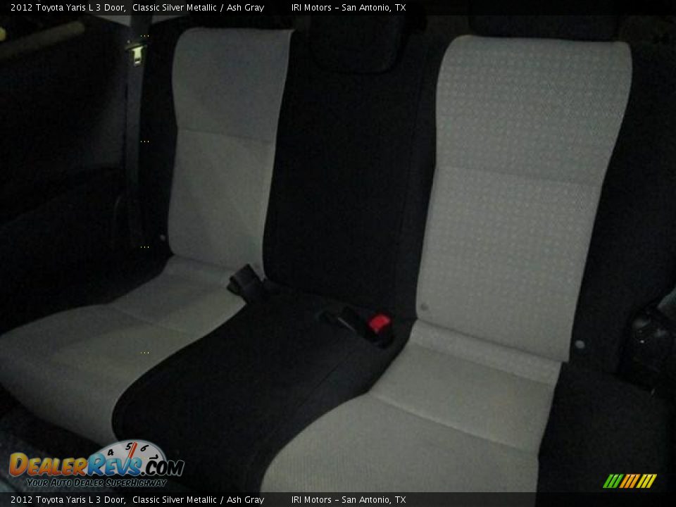 2012 Toyota Yaris L 3 Door Classic Silver Metallic / Ash Gray Photo #19