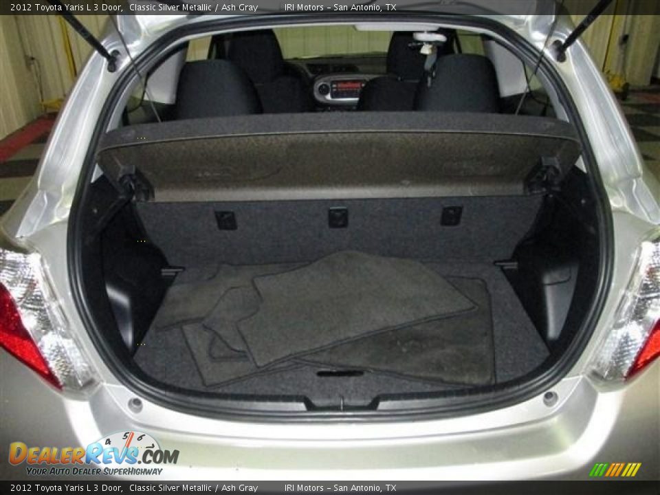 2012 Toyota Yaris L 3 Door Classic Silver Metallic / Ash Gray Photo #20