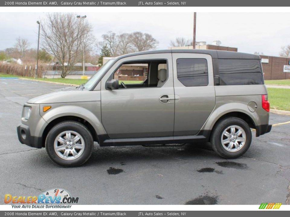 2008 Honda Element EX AWD Galaxy Gray Metallic / Titanium/Black Photo #3