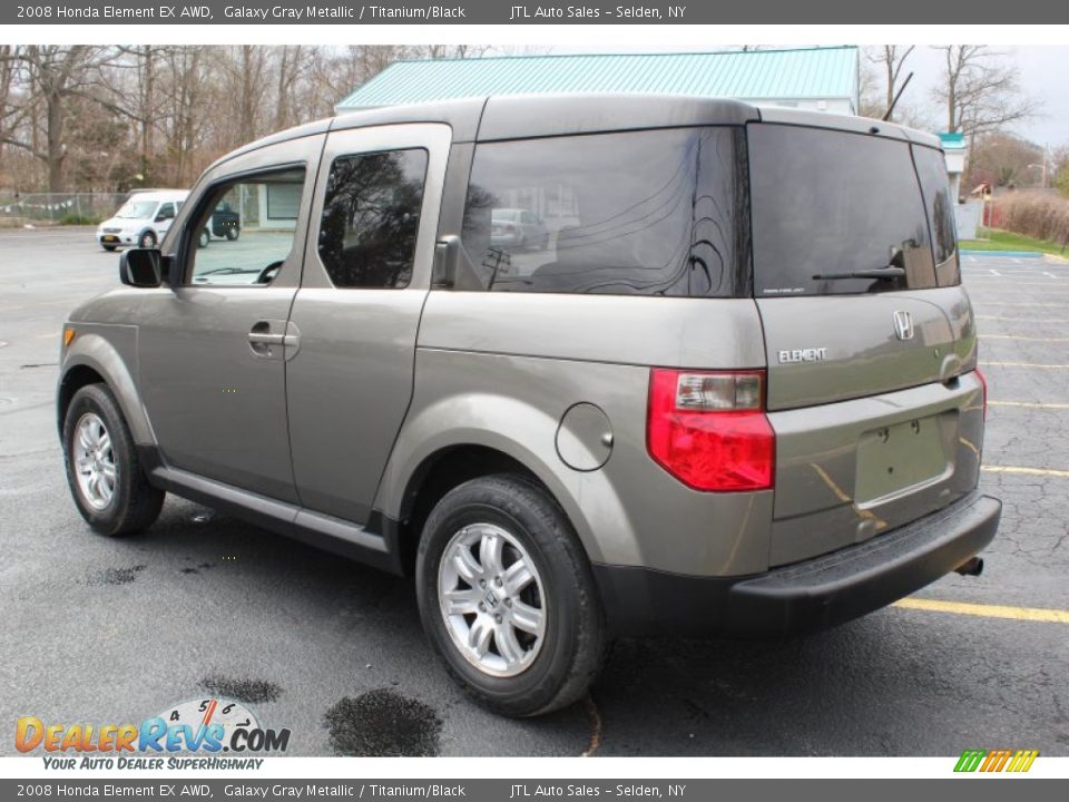 2008 Honda Element EX AWD Galaxy Gray Metallic / Titanium/Black Photo #4