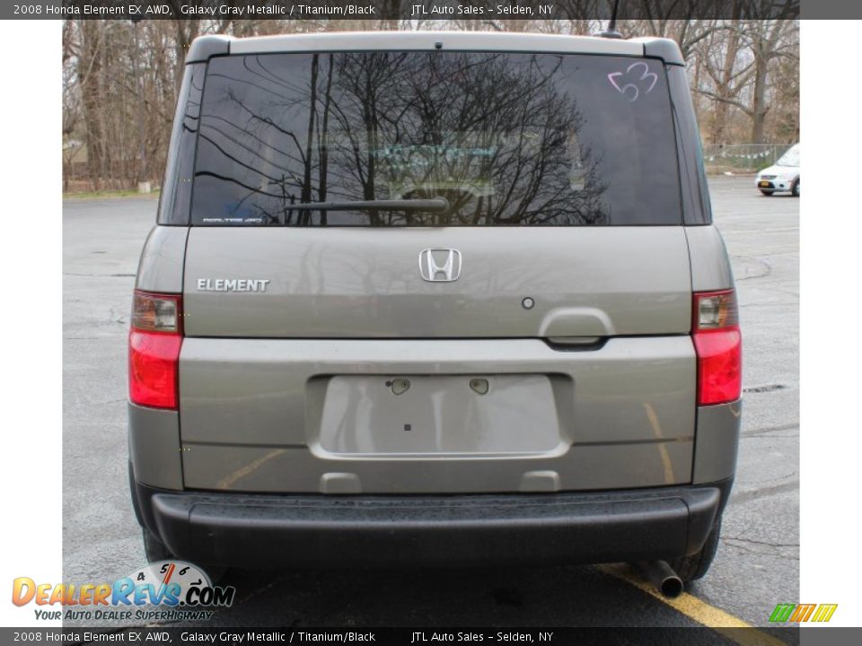 2008 Honda Element EX AWD Galaxy Gray Metallic / Titanium/Black Photo #5