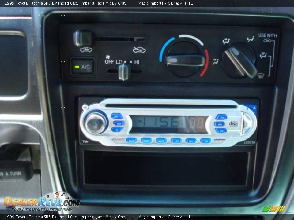 1999 Toyota Tacoma SR5 Extended Cab Imperial Jade Mica / Gray Photo #9