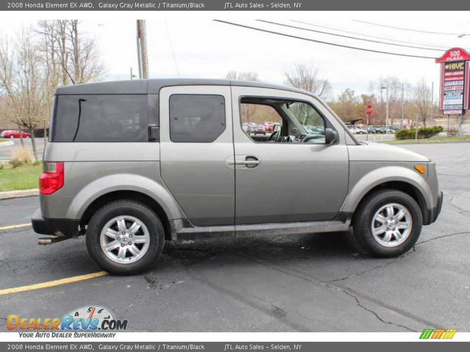 2008 Honda Element EX AWD Galaxy Gray Metallic / Titanium/Black Photo #7