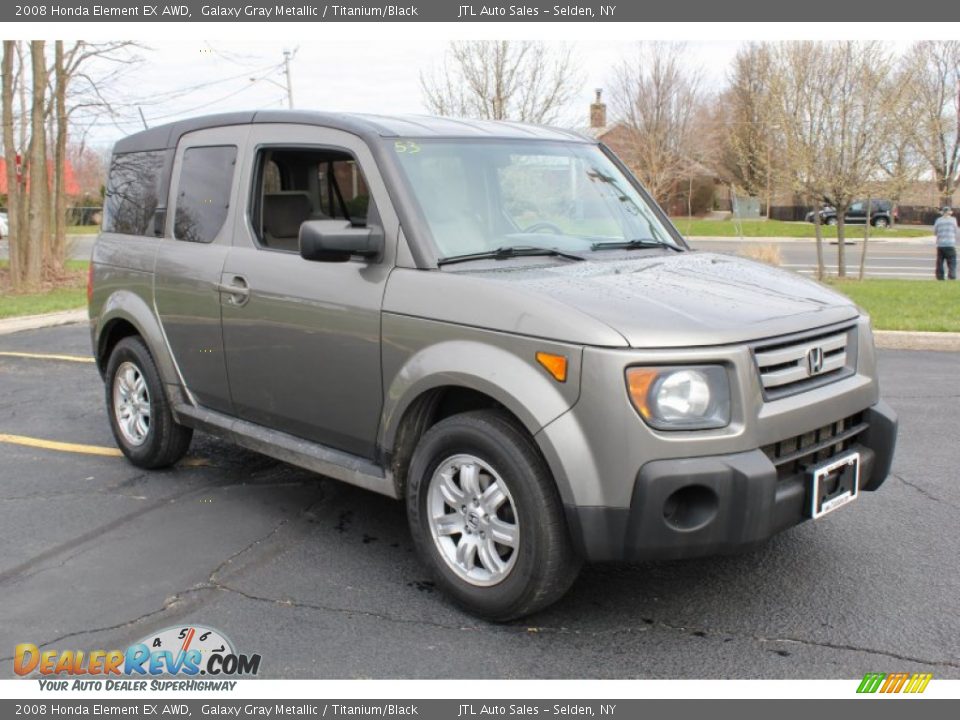 2008 Honda Element EX AWD Galaxy Gray Metallic / Titanium/Black Photo #8