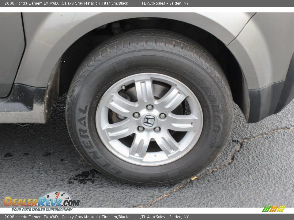 2008 Honda Element EX AWD Galaxy Gray Metallic / Titanium/Black Photo #9