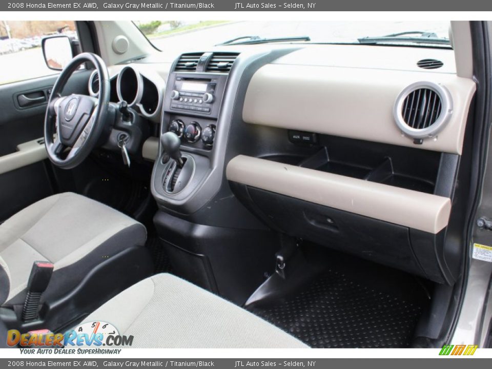 2008 Honda Element EX AWD Galaxy Gray Metallic / Titanium/Black Photo #10