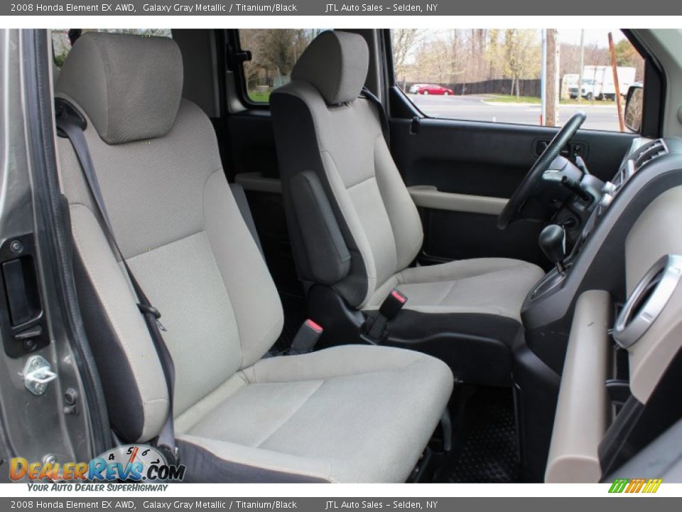 2008 Honda Element EX AWD Galaxy Gray Metallic / Titanium/Black Photo #11