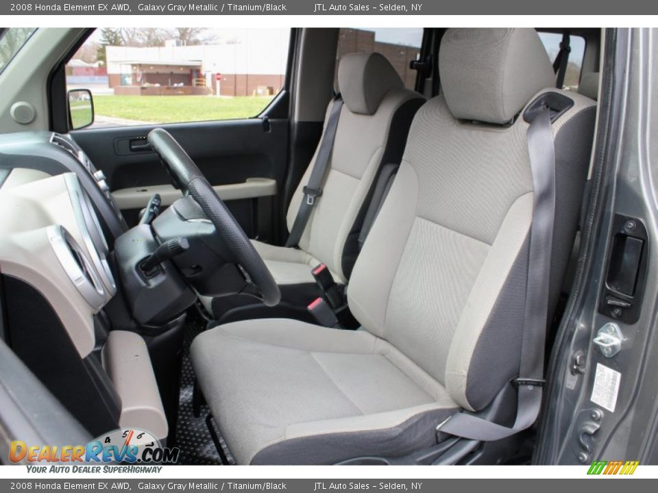 2008 Honda Element EX AWD Galaxy Gray Metallic / Titanium/Black Photo #13