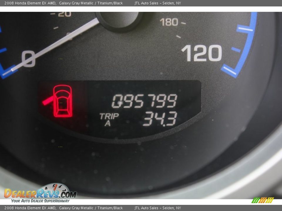 2008 Honda Element EX AWD Galaxy Gray Metallic / Titanium/Black Photo #14
