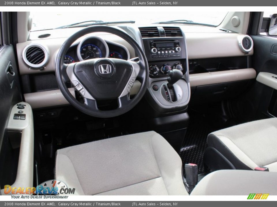 2008 Honda Element EX AWD Galaxy Gray Metallic / Titanium/Black Photo #16