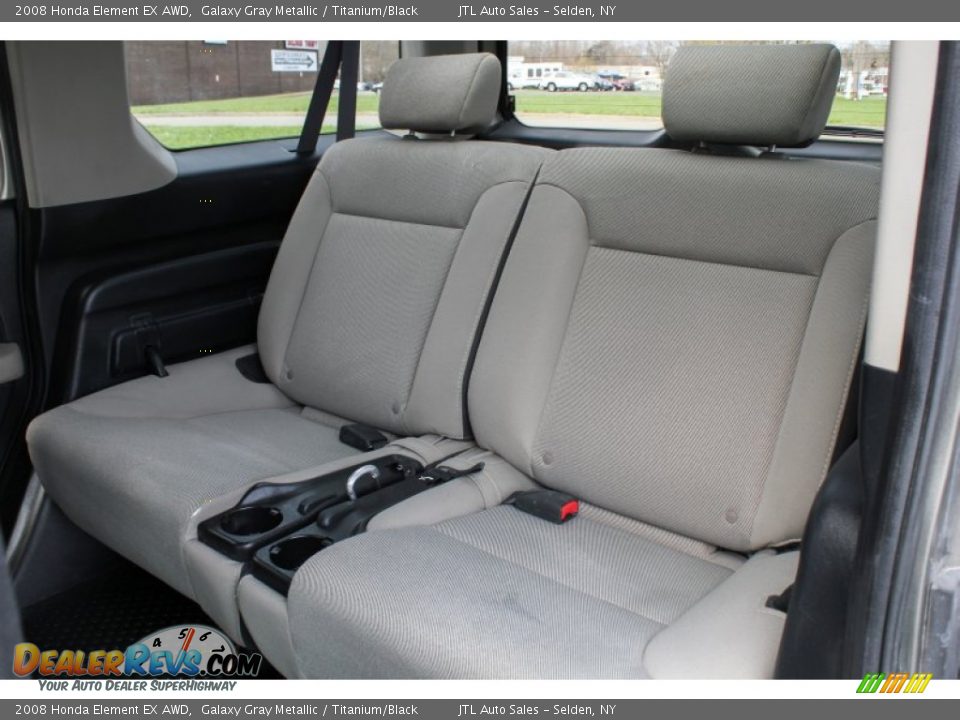 2008 Honda Element EX AWD Galaxy Gray Metallic / Titanium/Black Photo #17