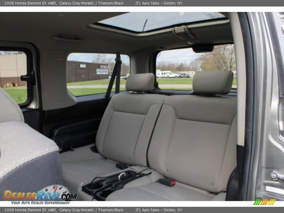 2008 Honda Element EX AWD Galaxy Gray Metallic / Titanium/Black Photo #18