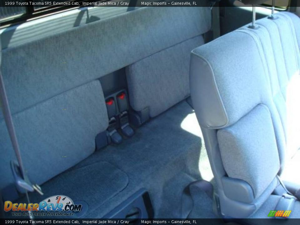 1999 Toyota Tacoma SR5 Extended Cab Imperial Jade Mica / Gray Photo #14
