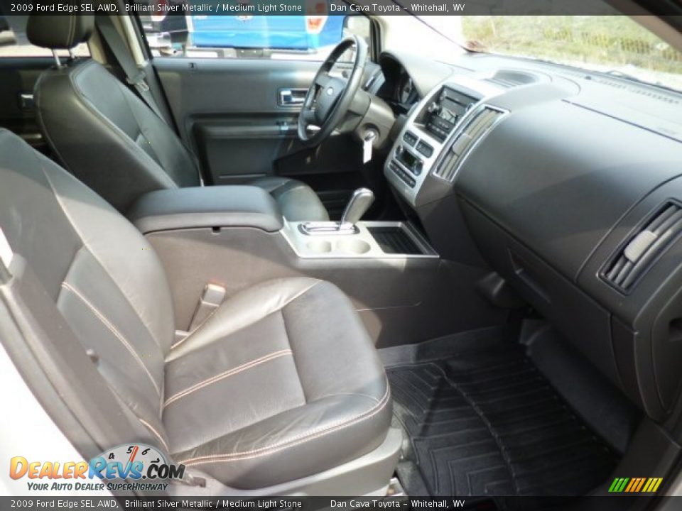 2009 Ford Edge SEL AWD Brilliant Silver Metallic / Medium Light Stone Photo #7
