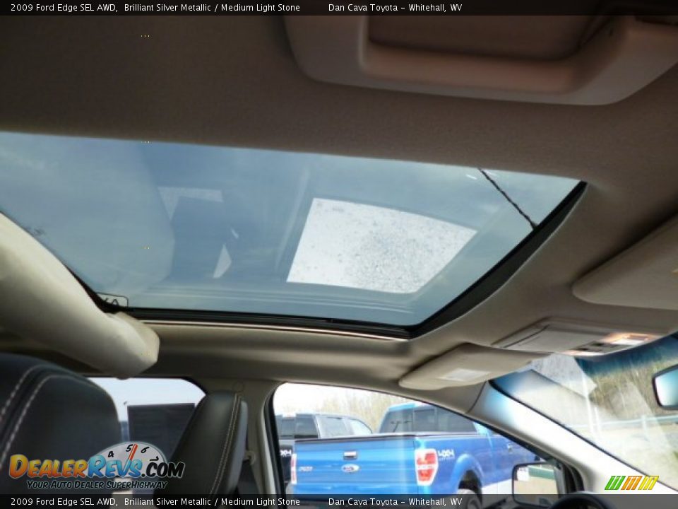 2009 Ford Edge SEL AWD Brilliant Silver Metallic / Medium Light Stone Photo #8