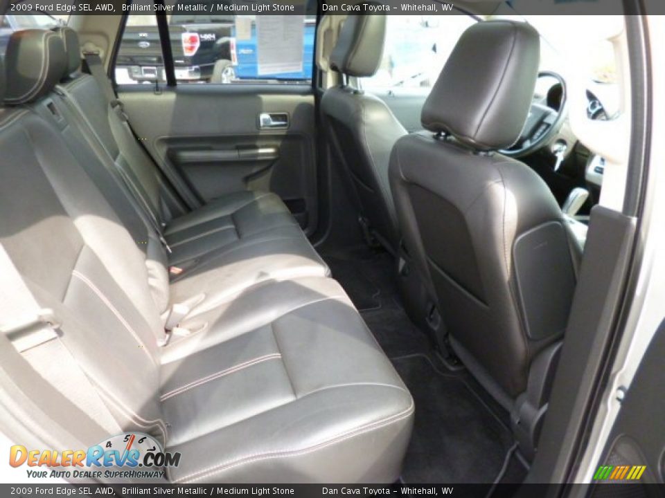 2009 Ford Edge SEL AWD Brilliant Silver Metallic / Medium Light Stone Photo #9