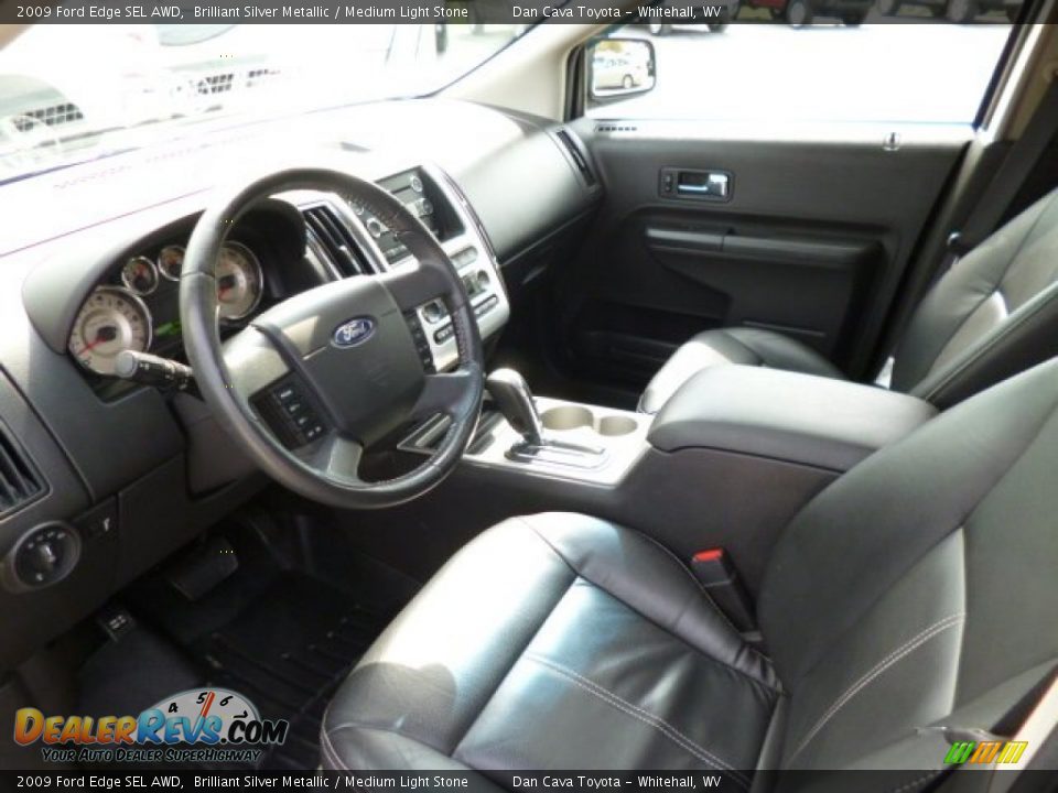 2009 Ford Edge SEL AWD Brilliant Silver Metallic / Medium Light Stone Photo #11