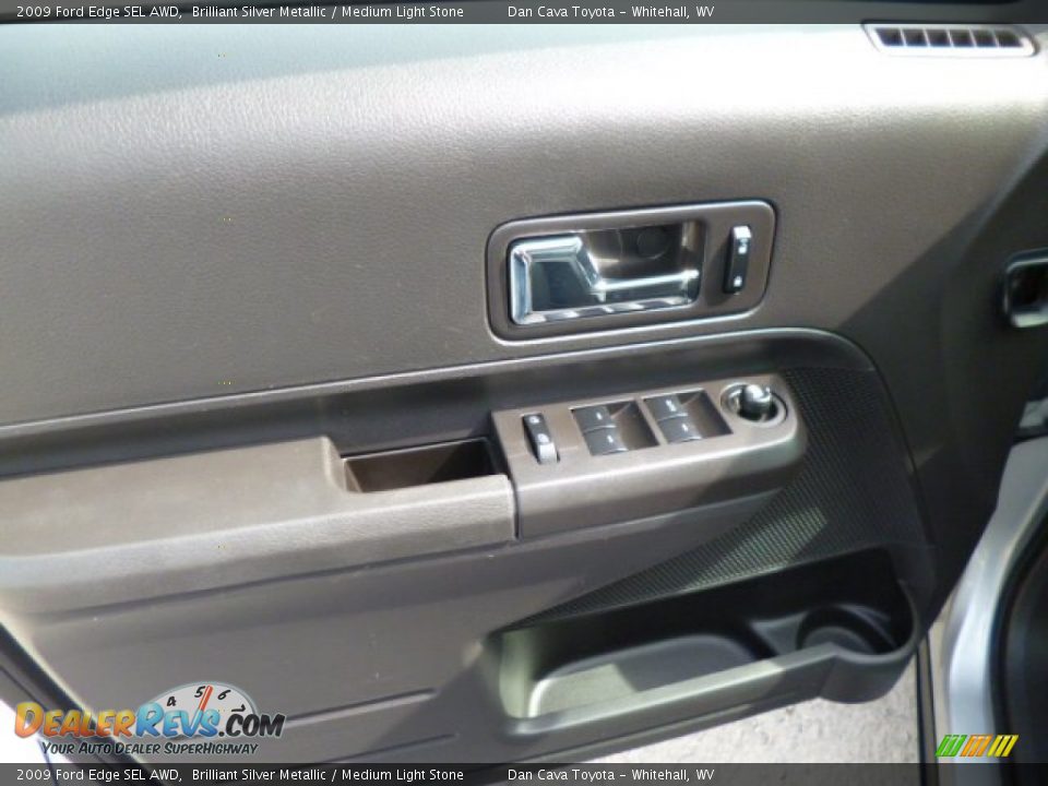 2009 Ford Edge SEL AWD Brilliant Silver Metallic / Medium Light Stone Photo #12