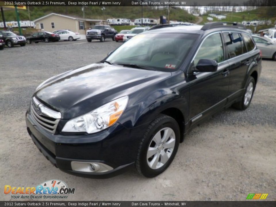 2012 Subaru Outback 2.5i Premium Deep Indigo Pearl / Warm Ivory Photo #2